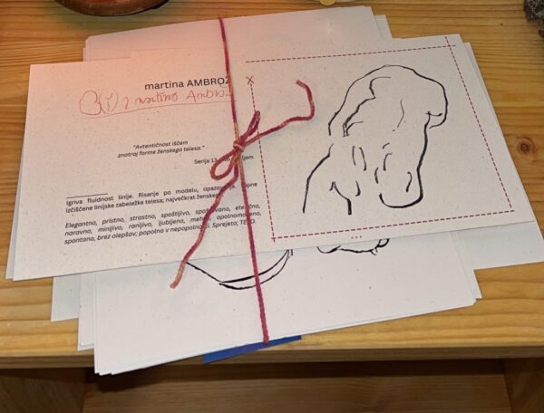 Paket 13. printov avtorskih risb